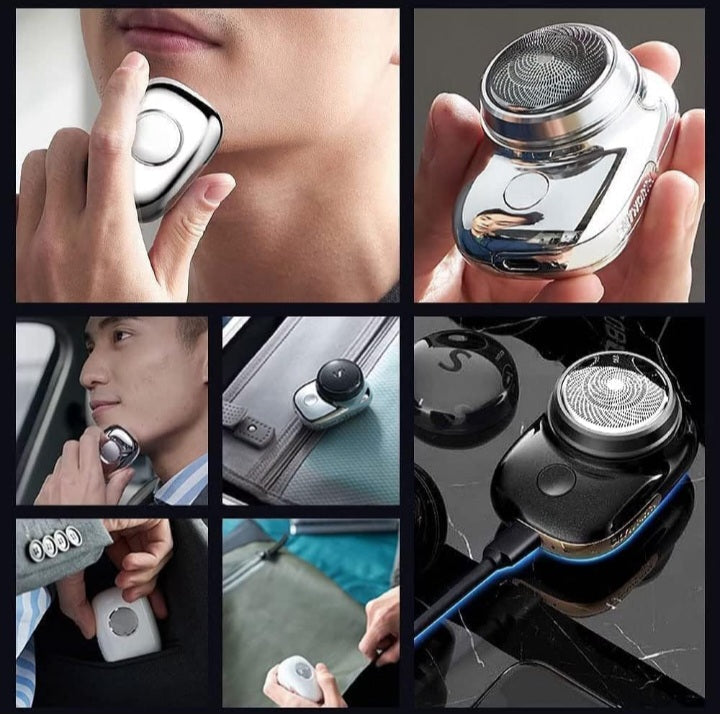 Unisex Rechargeable Mini Electric Pocket Size Shaver @Just Rs. 599/- Easy One-Button Use for Travel